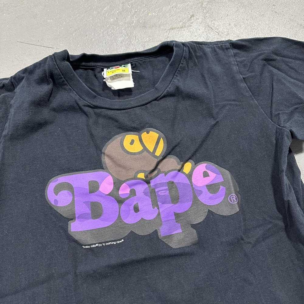 Bape y2k Bape Baby Milo Gorilla Tee Shirt Size La… - image 2