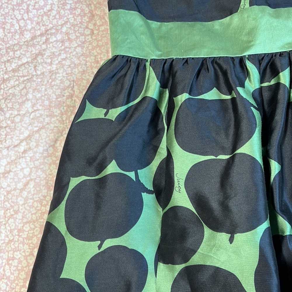 Juicy Couture 100% Silk Apple Pear Bubble Dress - image 3