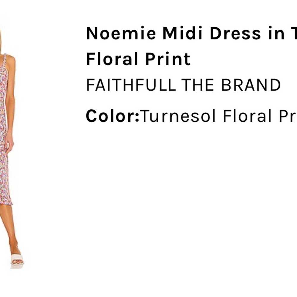 Faithfull The Brand. Noemie midi dress. “turnesol… - image 2