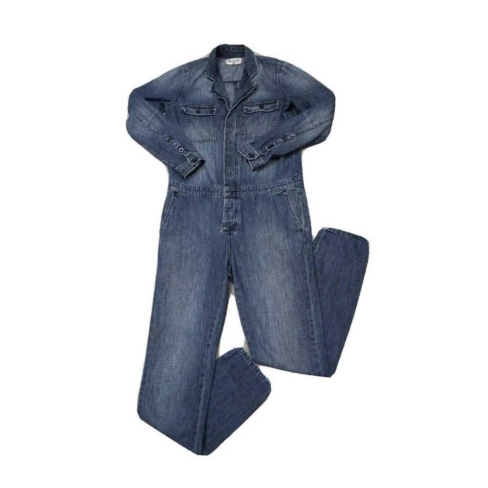 Madewell Signature Long Sleeve Coveralls Womens D… - image 4