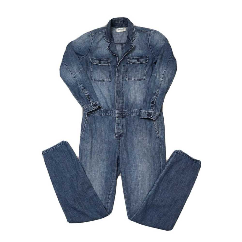 Madewell Signature Long Sleeve Coveralls Womens D… - image 5
