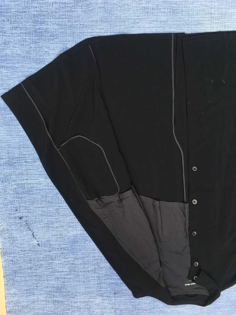Giorgio Armani black overcoat - image 11