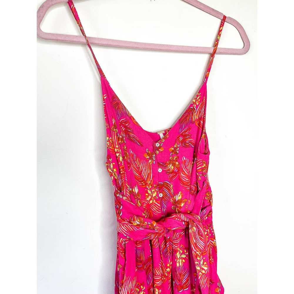 Free People Hot Tropics Jumpsuit in Pink Combo Si… - image 7