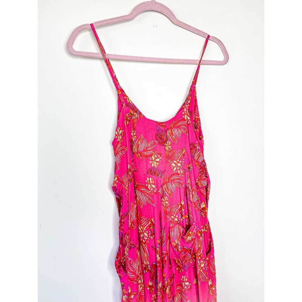 Free People Hot Tropics Jumpsuit in Pink Combo Si… - image 8