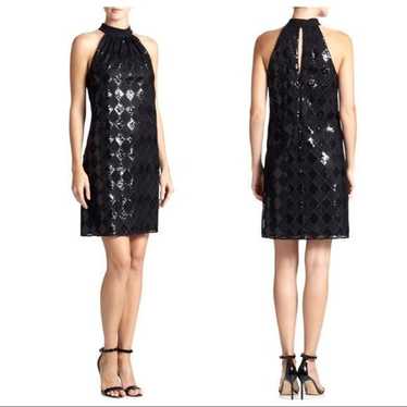 Laundry by Shelli Segal Sequined Diamond-Lace Dre… - image 1