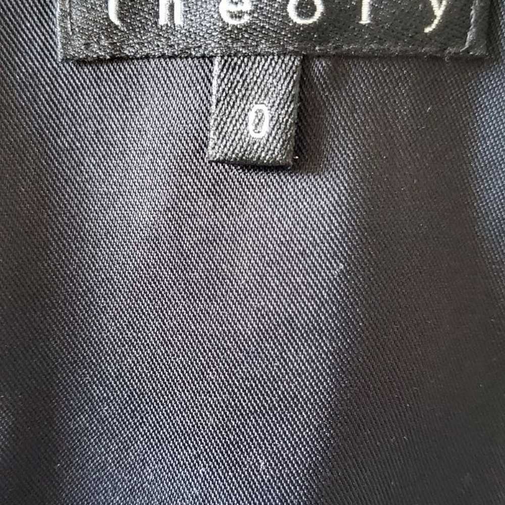 Theory Black Textured Wool Dress Size 0 - image 10