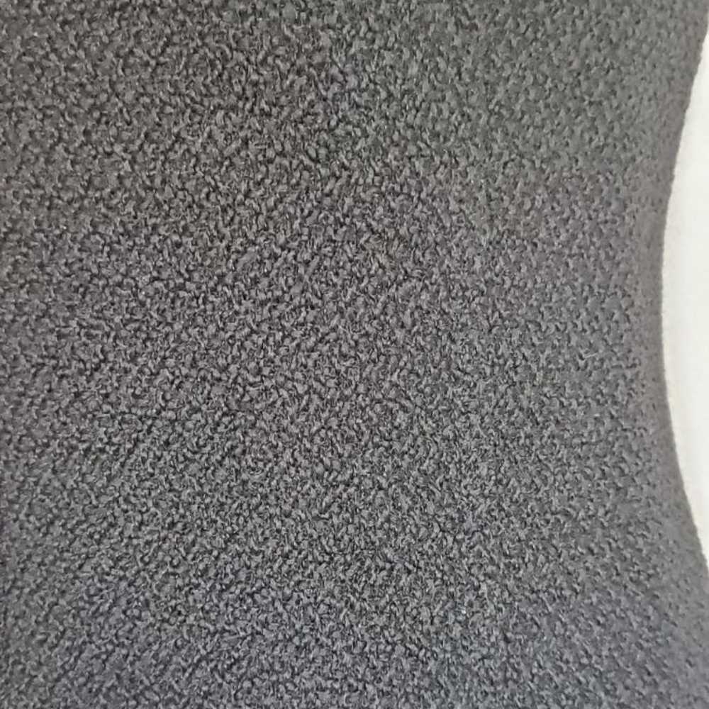 Theory Black Textured Wool Dress Size 0 - image 6