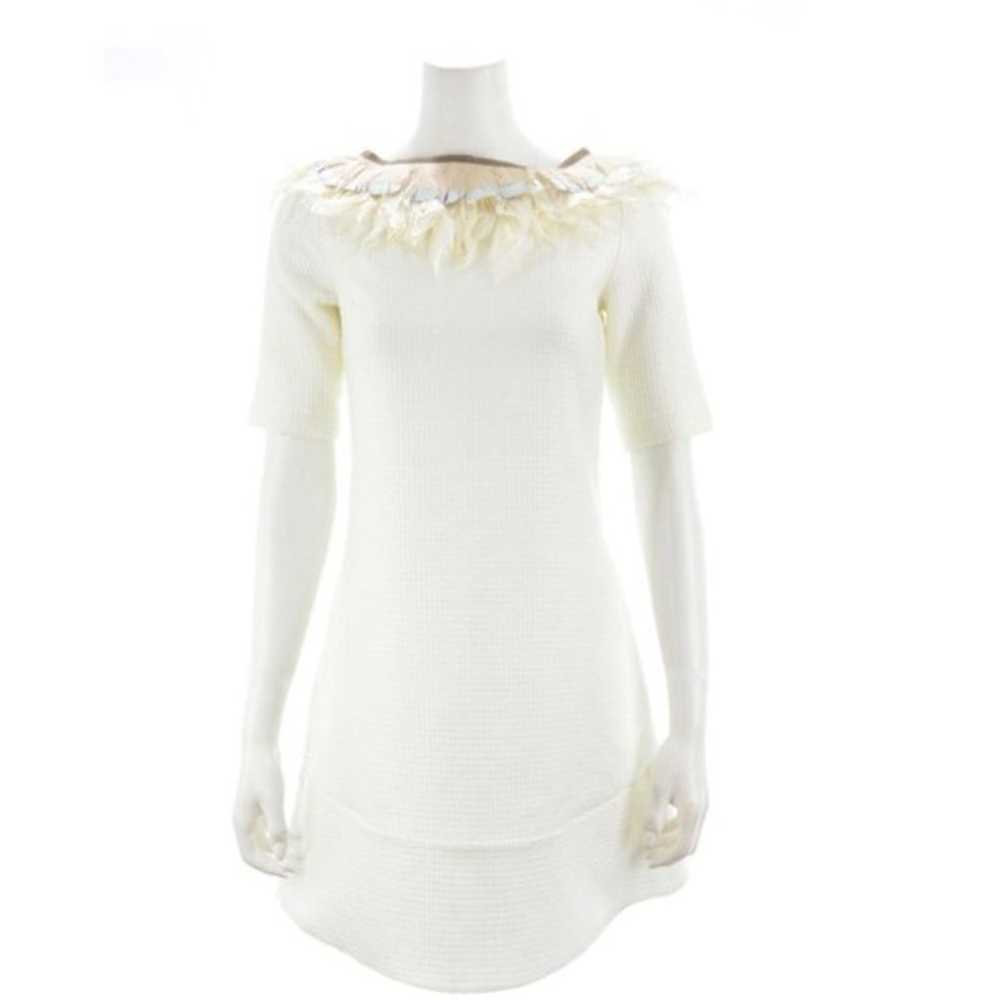 ANNA SAMMARONE White Short Sleeved Dress - image 1