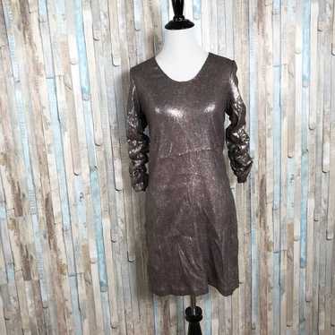 Badgley Mischka XS Sequin Sheath Dress - image 1