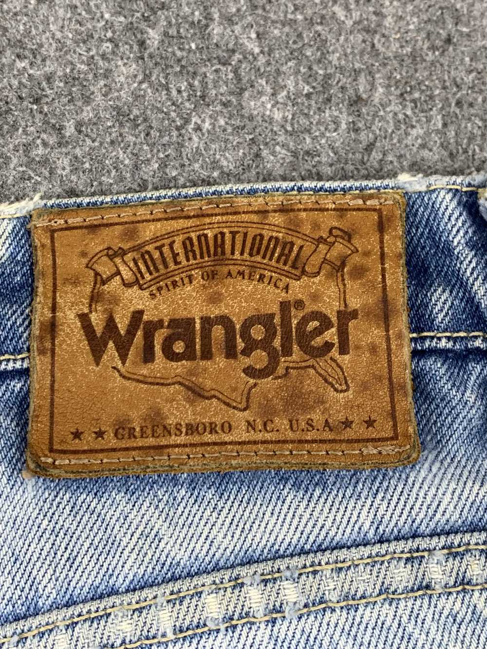Vintage × Wrangler Vintage Wrangler Patchwork Jea… - image 5