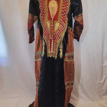 Vintage Beautiful Kaftan Embroidered Long Dress D… - image 1