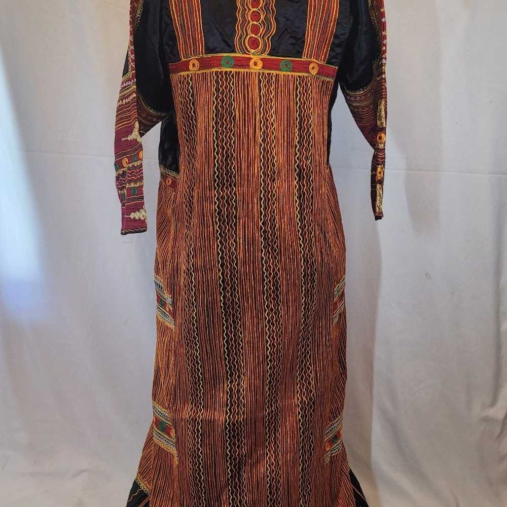 Vintage Beautiful Kaftan Embroidered Long Dress D… - image 3