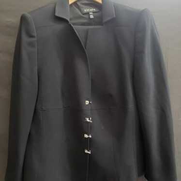 Escada ESCADA Black Power Suit Career Set Jacket … - image 1