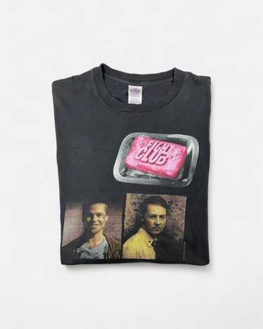 Movie × Vintage Fight Club Movie Soap Bar Tee Brad Pi… - Gem Movie × Vintage Fight Club Movie Soap Bar Tee Brad Pi… - Gem