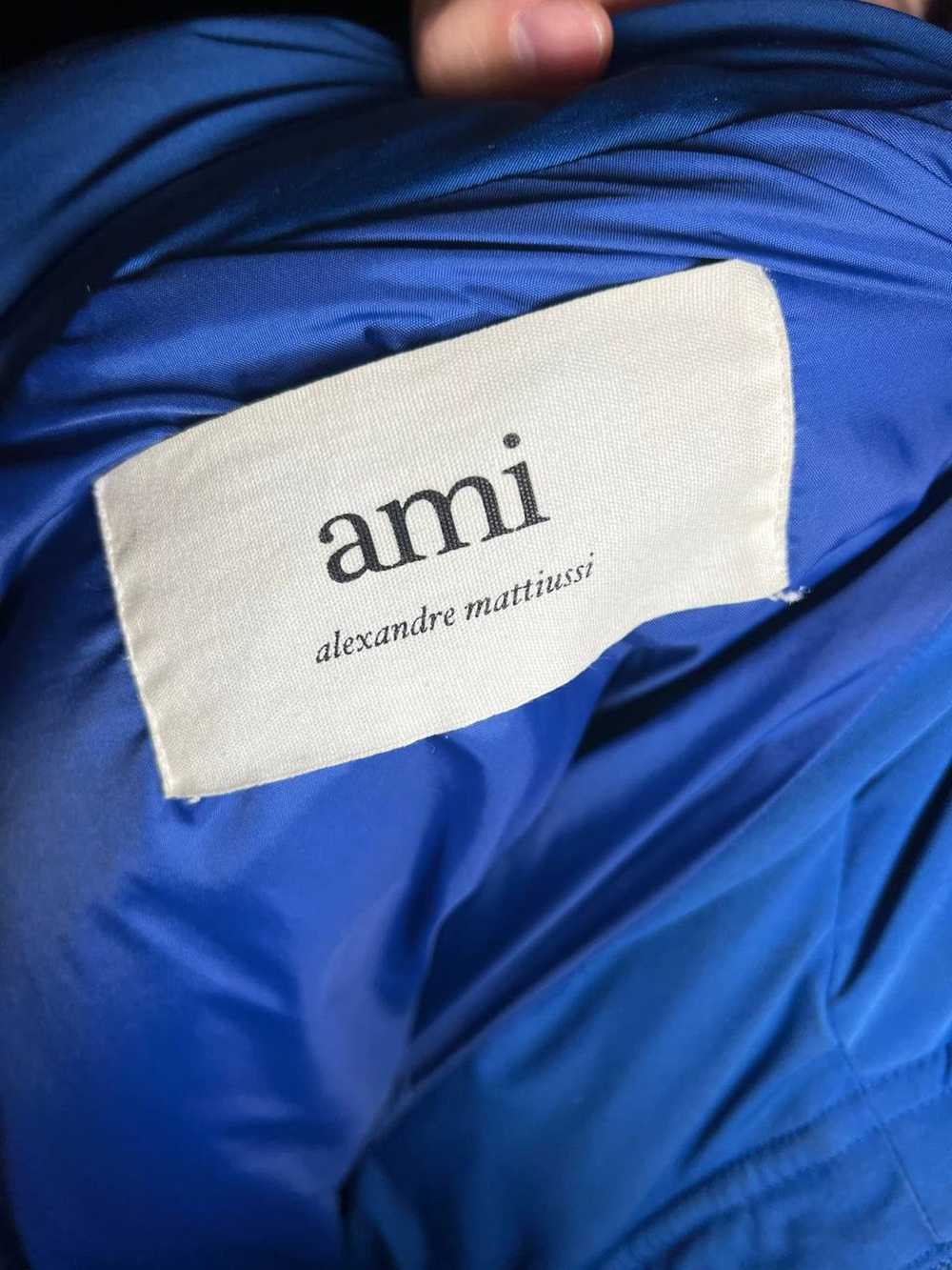 AMI AMI Paris Ami de Coeur-Patch Padded Jacket Bl… - image 7