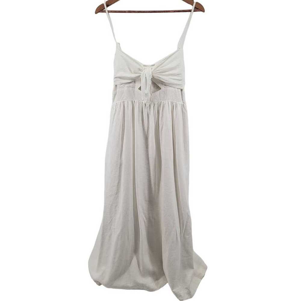 Madewell Double-Tie Cutout Sweetheart Midi Dress … - image 4