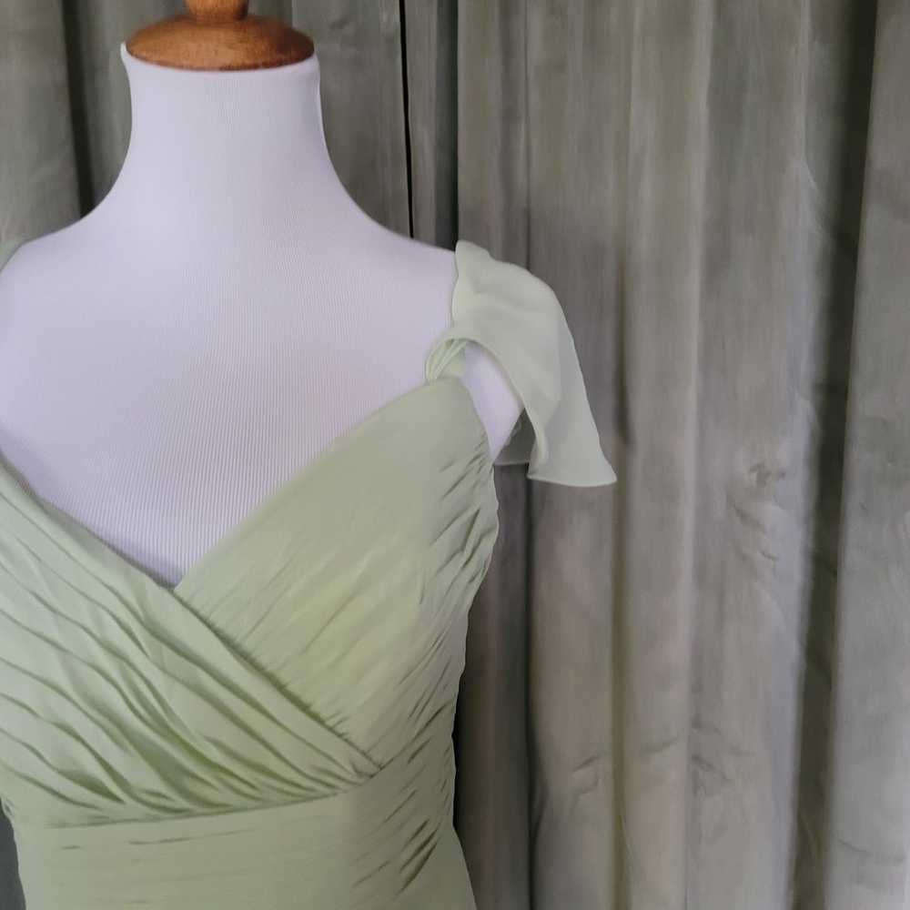Sage Green Chiffon Formal Dress - image 3