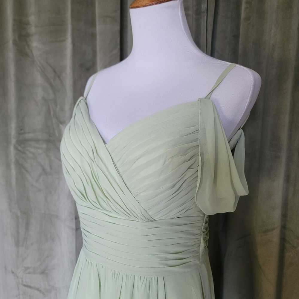 Sage Green Chiffon Formal Dress - image 6