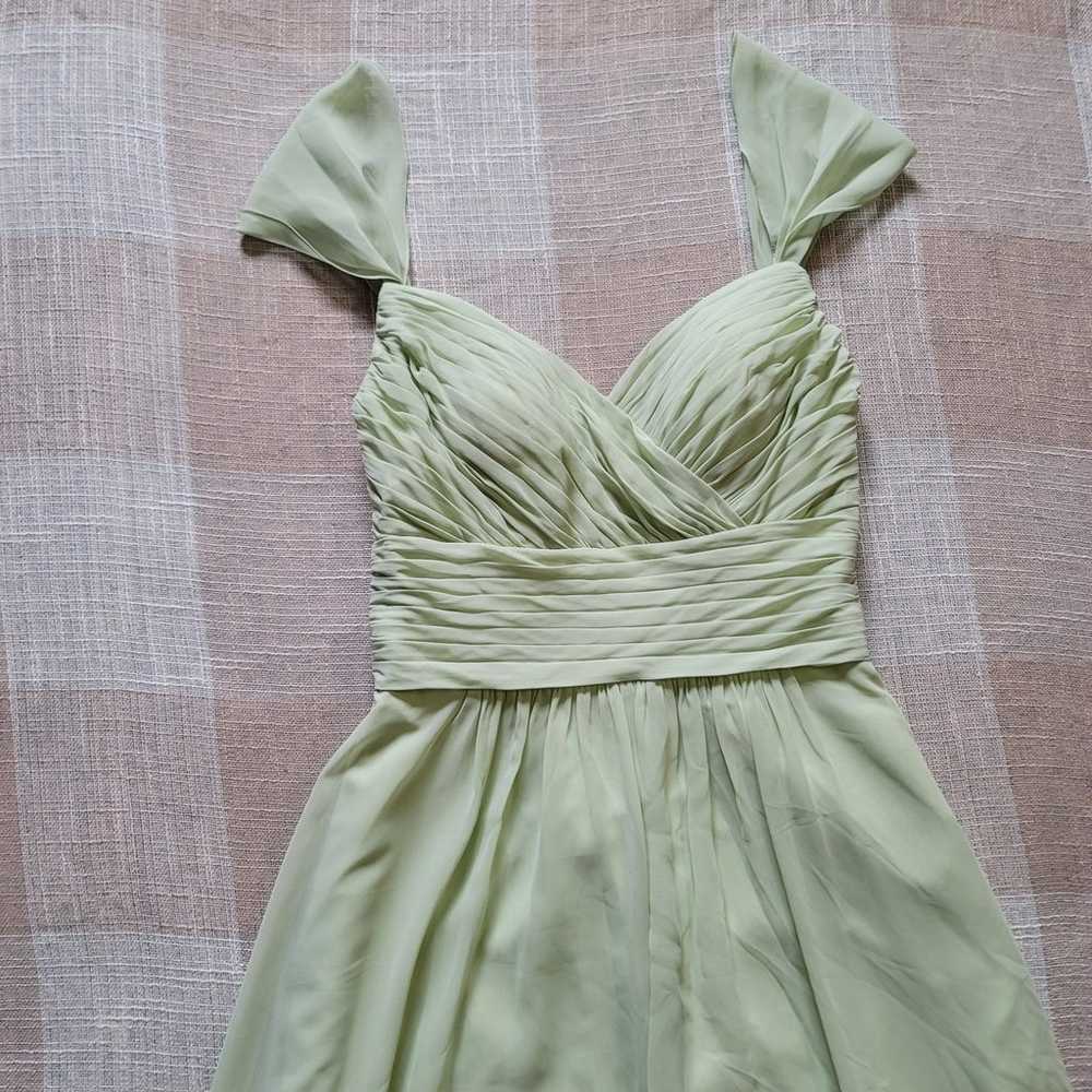 Sage Green Chiffon Formal Dress - image 7