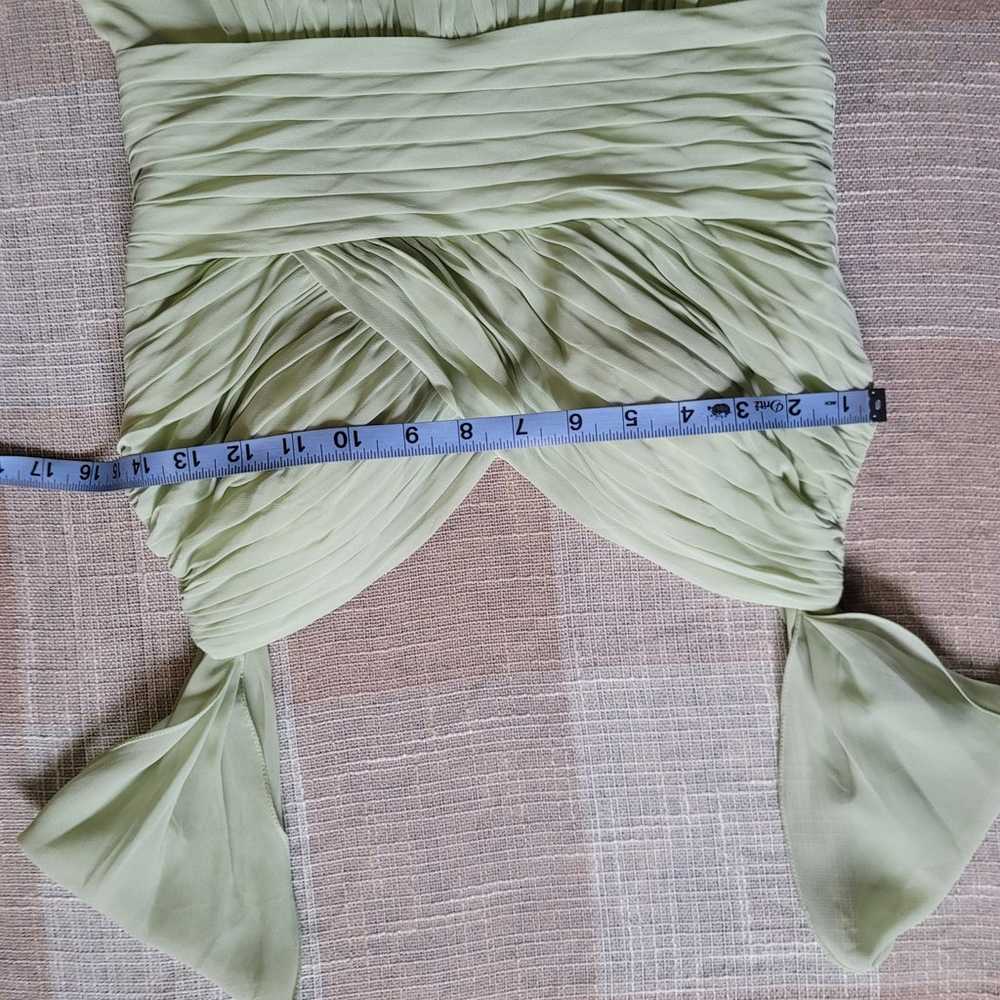 Sage Green Chiffon Formal Dress - image 9