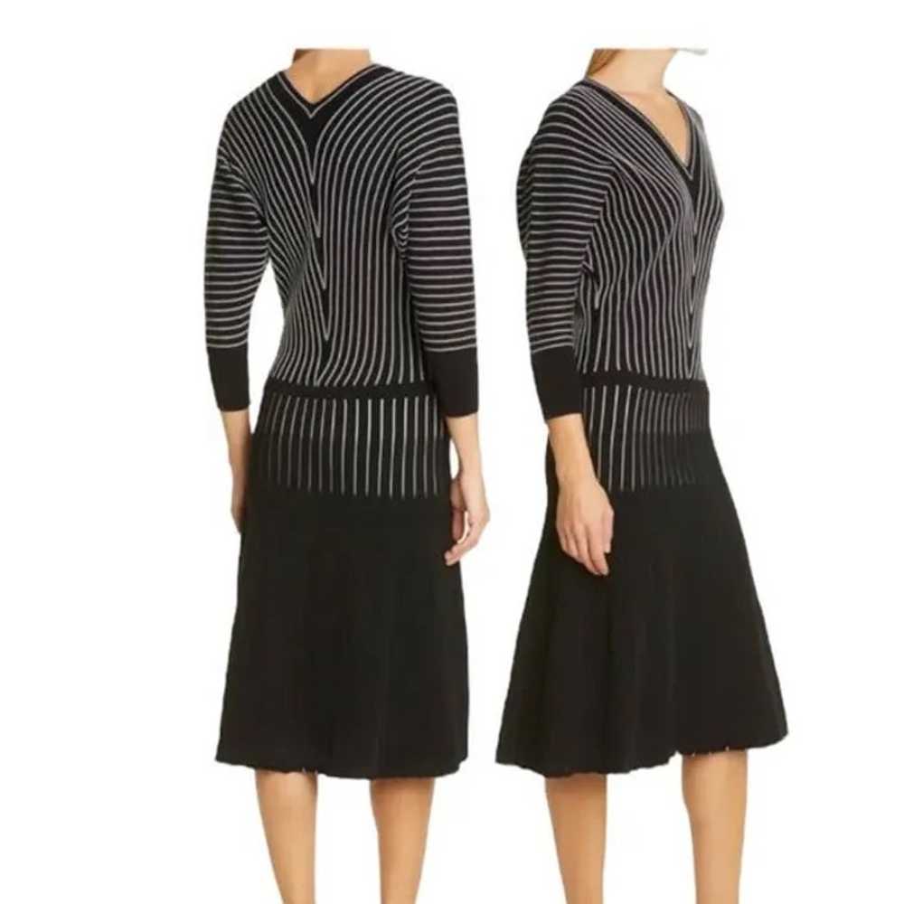 Hugo Boss BOSS Two tone sweater dress Fonika Stri… - image 2