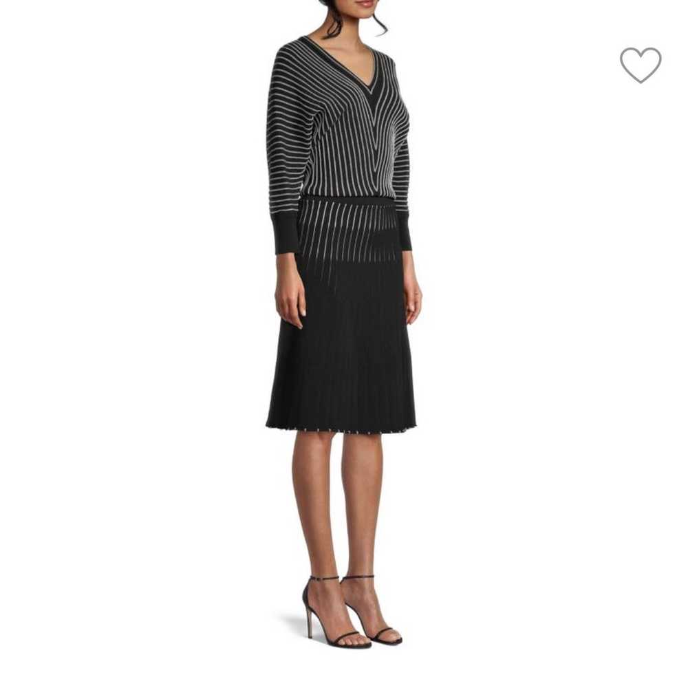 Hugo Boss BOSS Two tone sweater dress Fonika Stri… - image 4