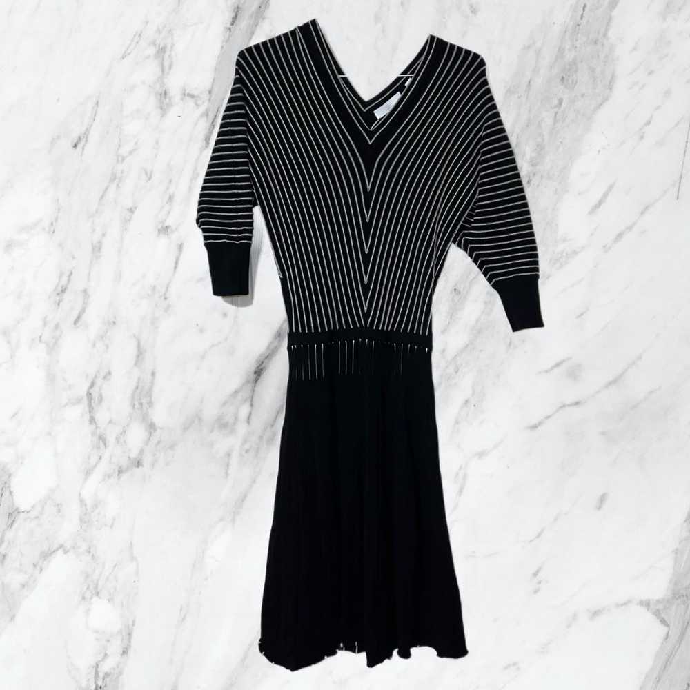 Hugo Boss BOSS Two tone sweater dress Fonika Stri… - image 8