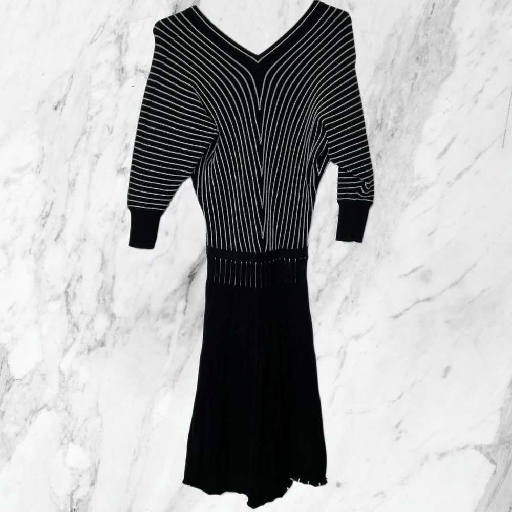 Hugo Boss BOSS Two tone sweater dress Fonika Stri… - image 9