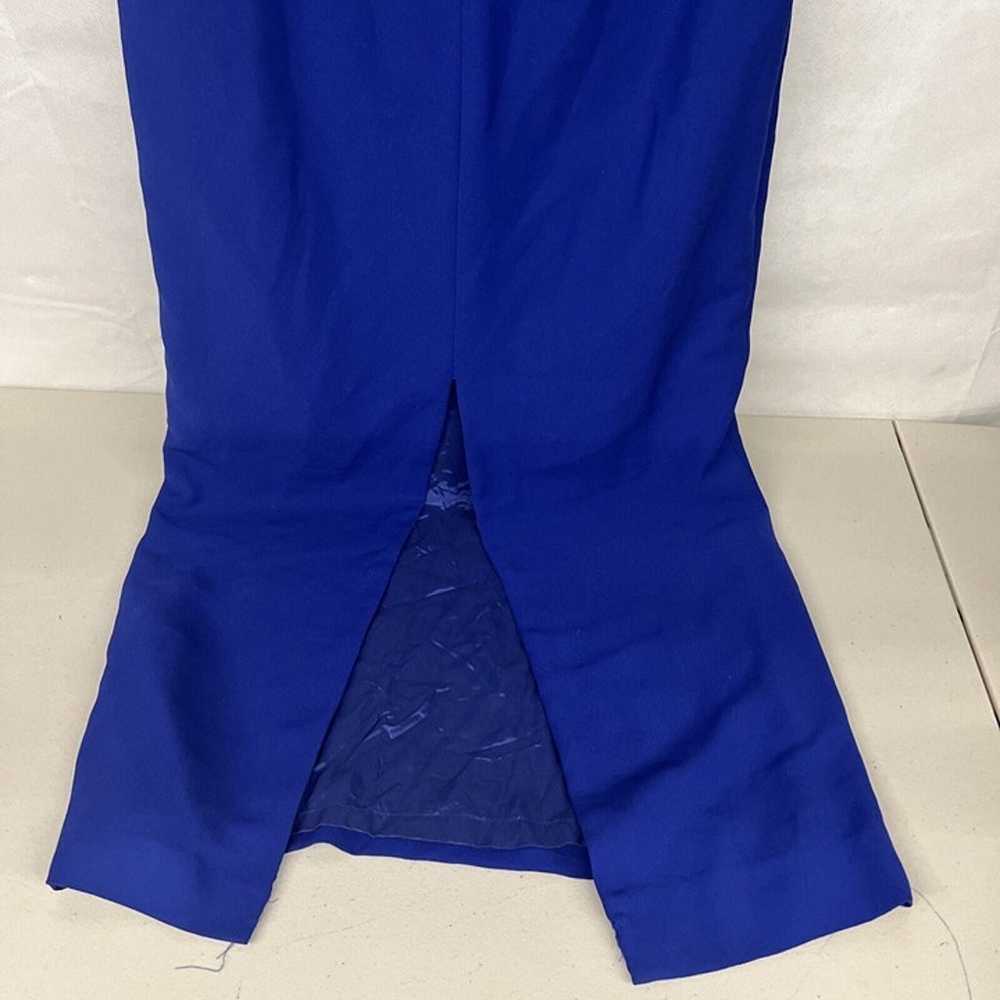 VTG VINTAGE Jovani royal blue gown mid length Sz … - image 9