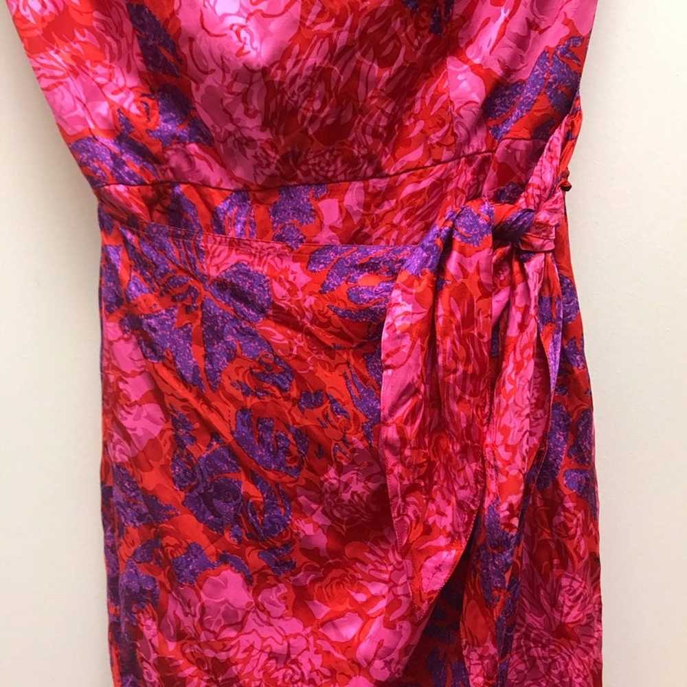 St. Gillian Silk Strapless Sarong Dress - image 3