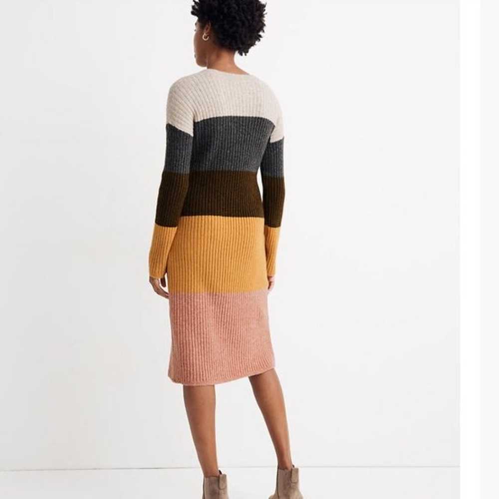 Madewell Colorblock Midi Sweater Dress in Coziest… - image 10