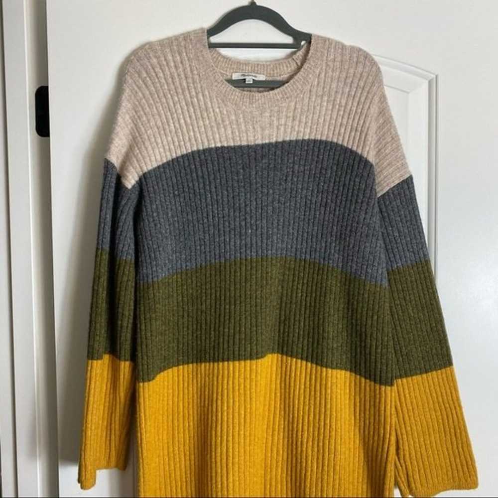 Madewell Colorblock Midi Sweater Dress in Coziest… - image 3