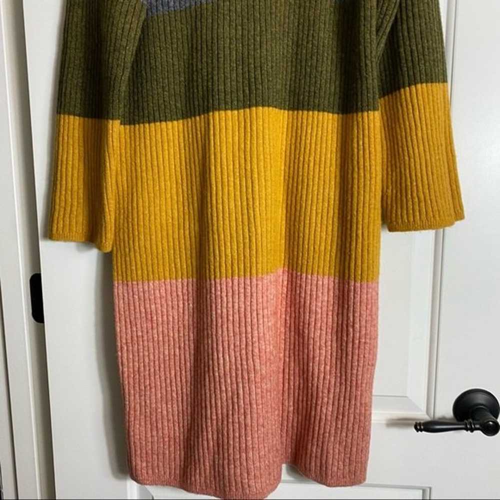 Madewell Colorblock Midi Sweater Dress in Coziest… - image 9