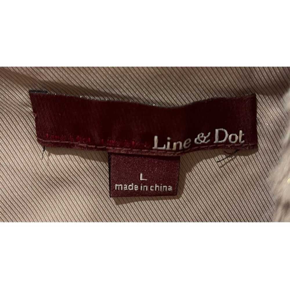 LINE & DOT Rose Gold Faux Fur Sleeveless V-Neck A… - image 2