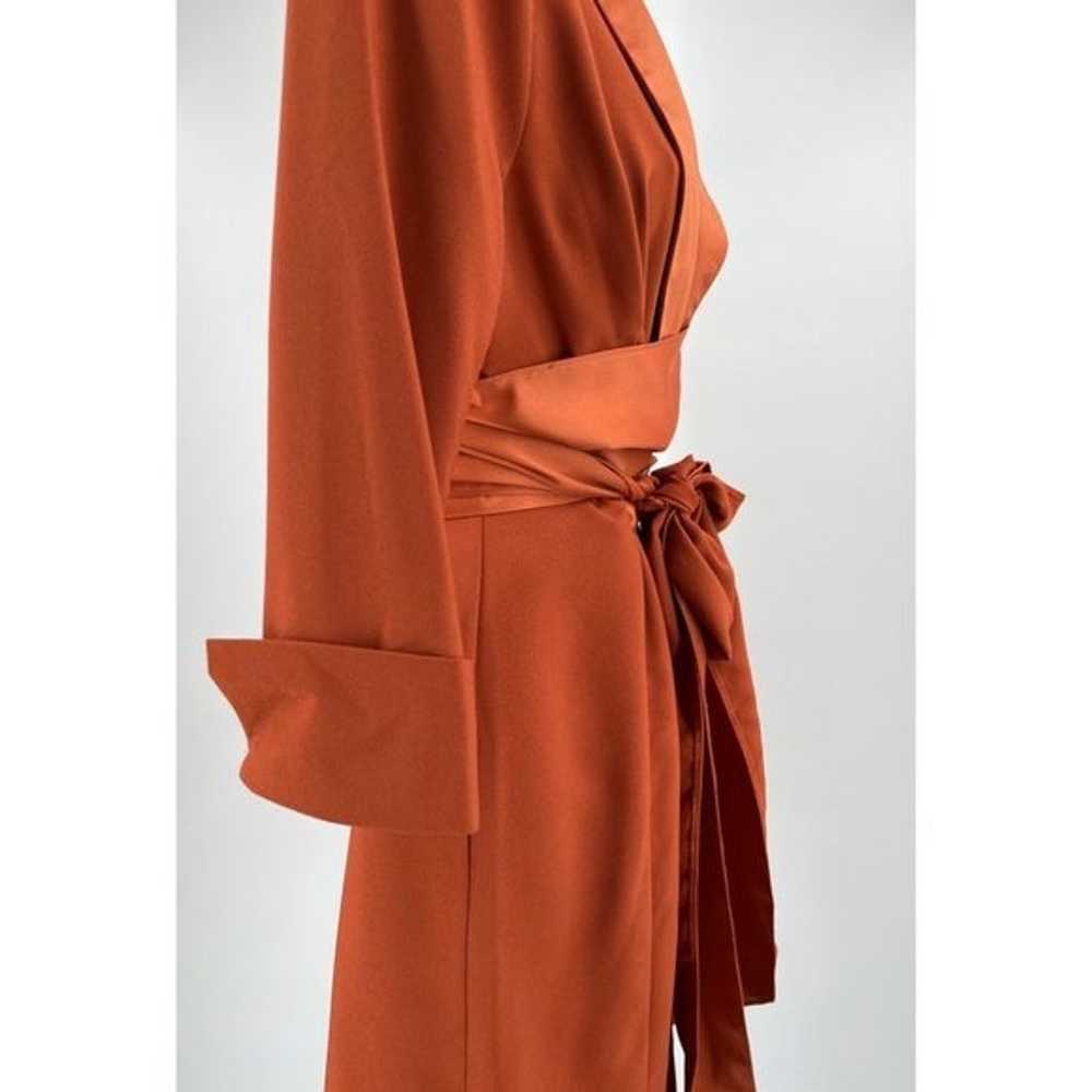 DESIGN Mini Tux Dress with Self Tie Belt Size 8 - image 7
