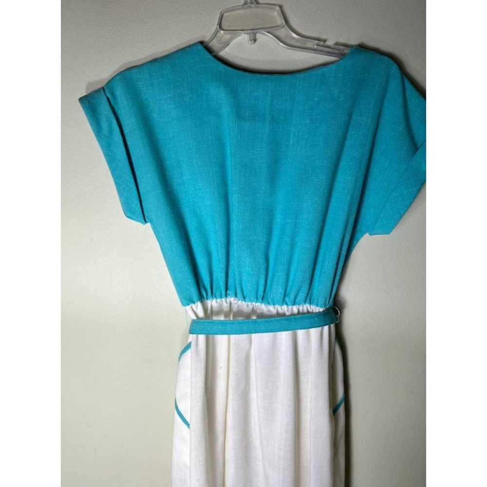 Vintage Blue and white dress - image 5