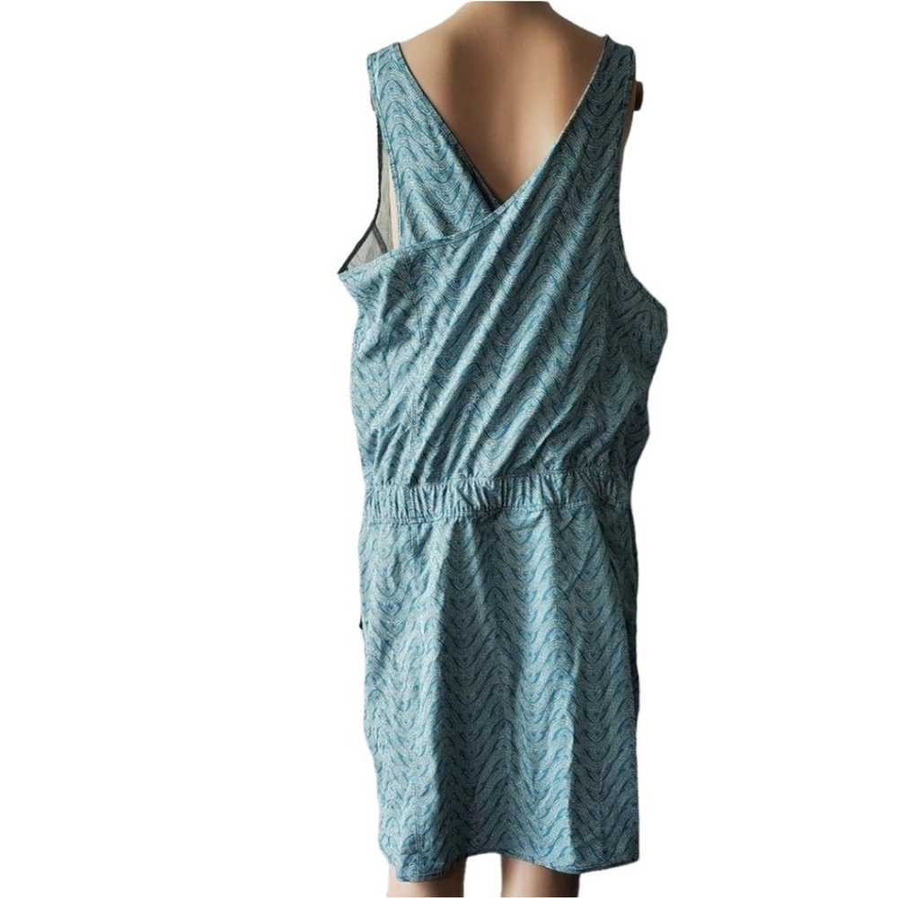 NWOT Patagonia Fleetwith Green Wave Dress (XL) - image 3