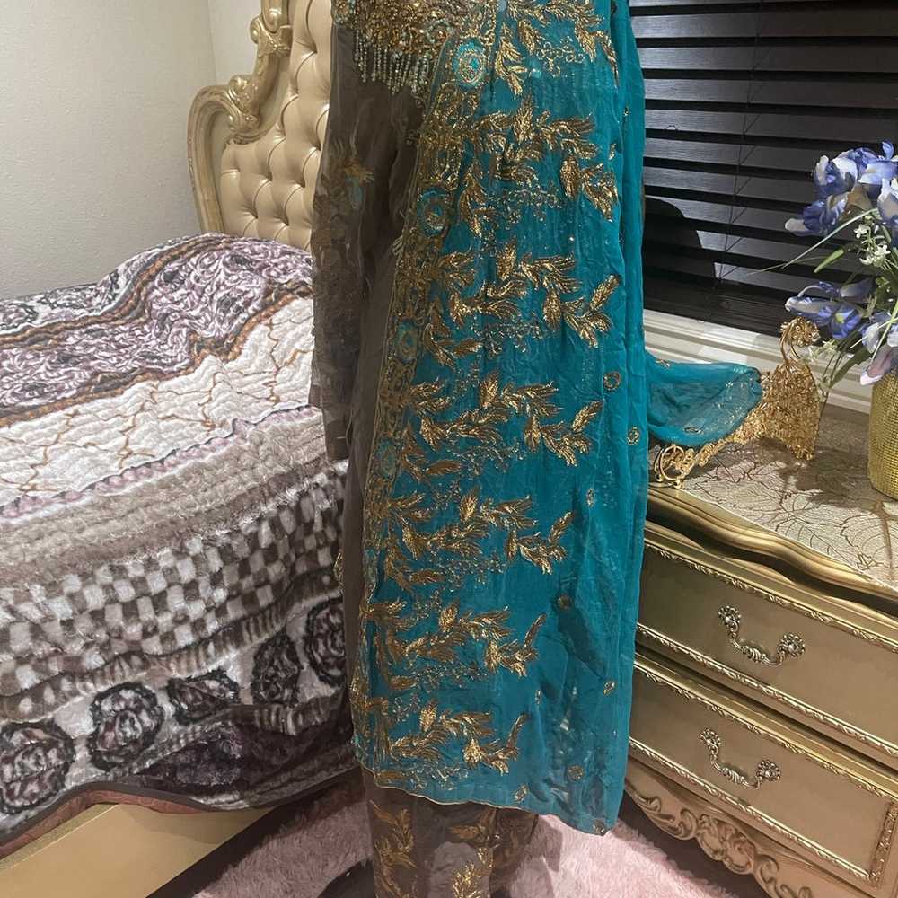 Pakistani branded dress - image 10