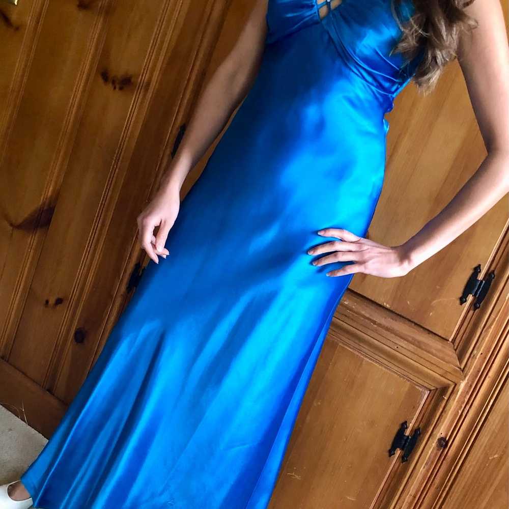 Prom dress size 2 like new condition with embelli… - image 2