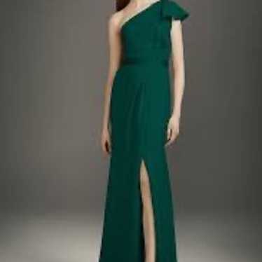 Vera Wang Emerald Green Bridesmaid Dress - image 1