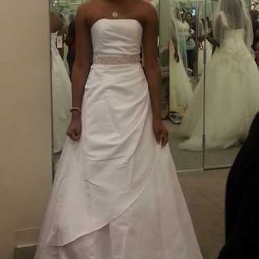 All White Cotillion Dress