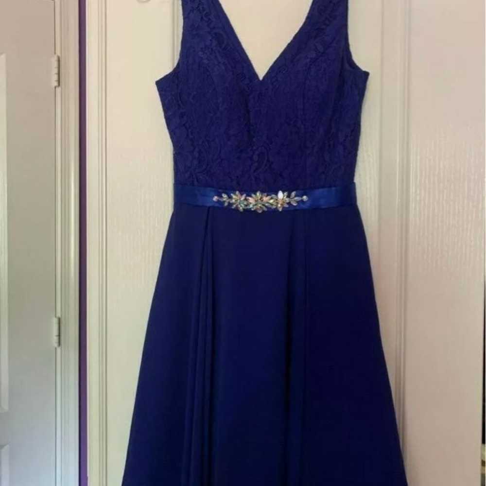 Royal blue dress - image 1