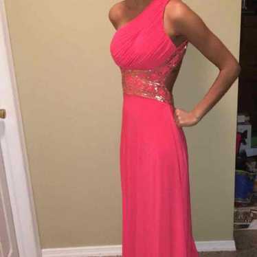 Coral prom dress - image 1