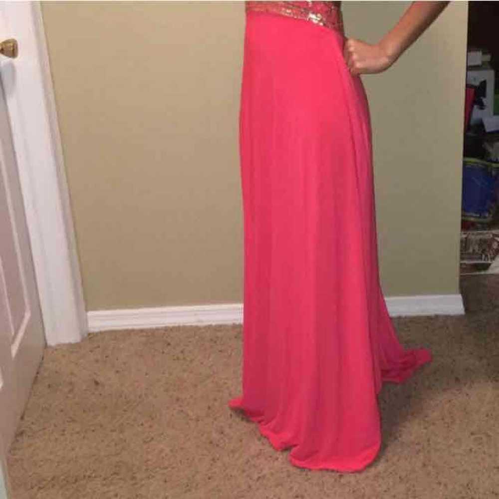 Coral prom dress - image 2
