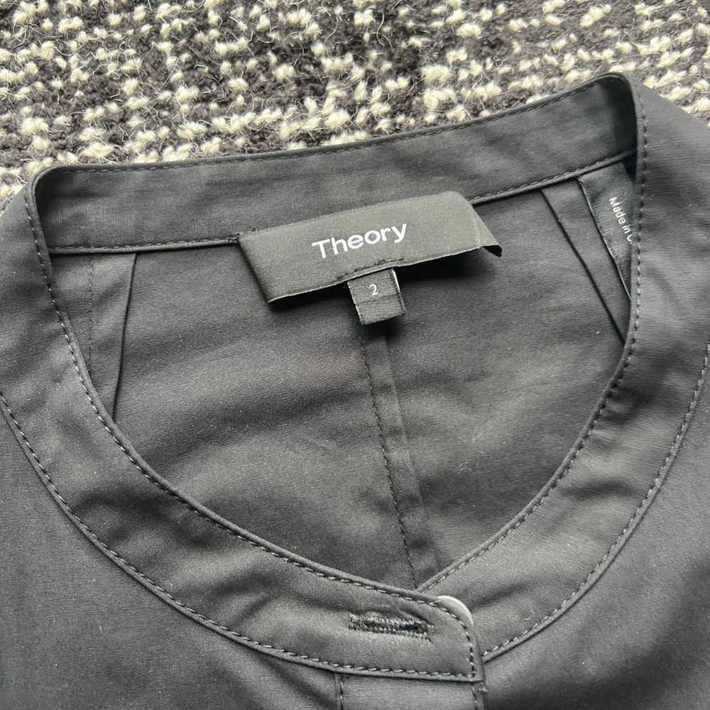 $575 Theory Women's Black Button-Down Long Sleeve… - image 2
