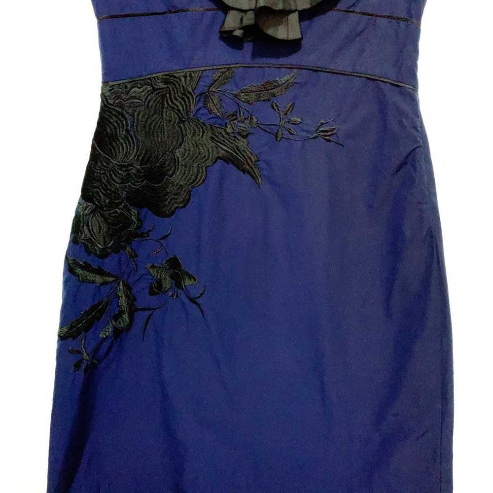 Anthro Floral Embroidered Dress - image 3