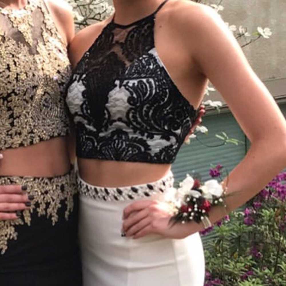 two piece prom dress - image 2