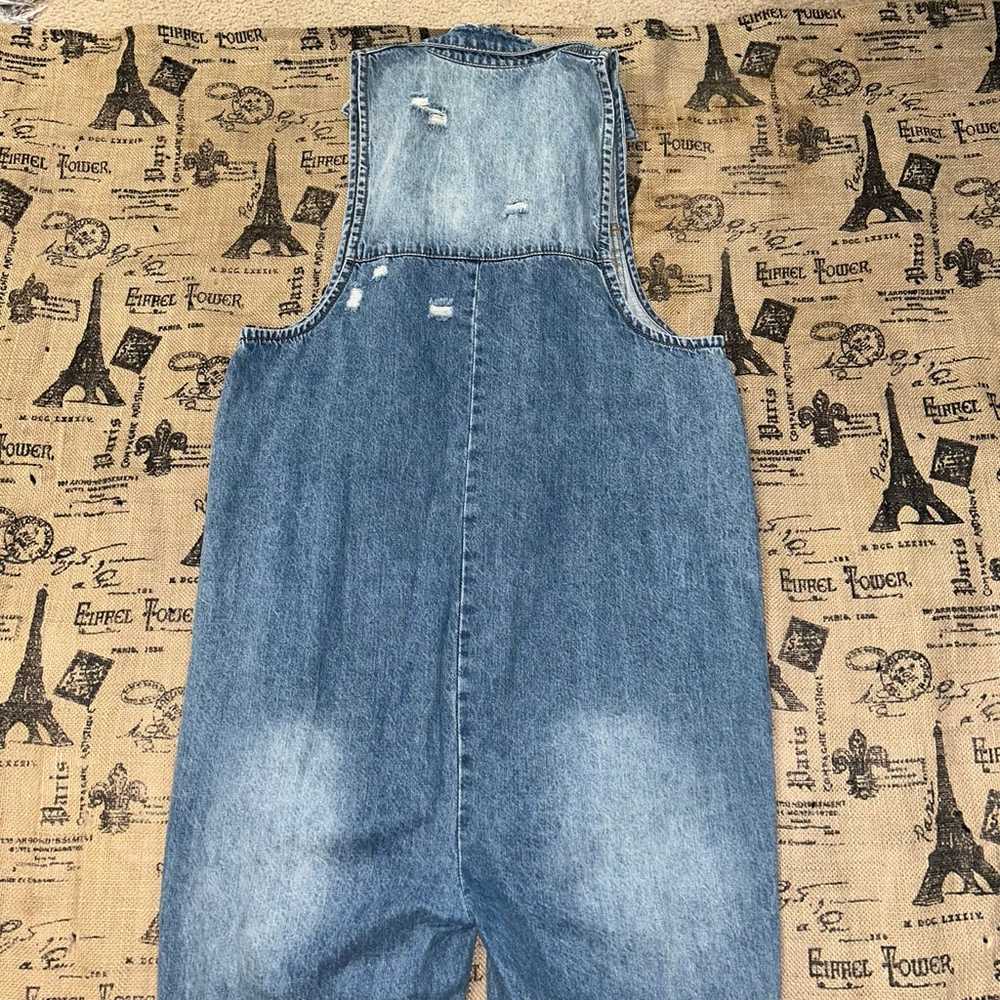 Vibrant M.I.U NWOT! Blue Wash Distressed Put In W… - image 10