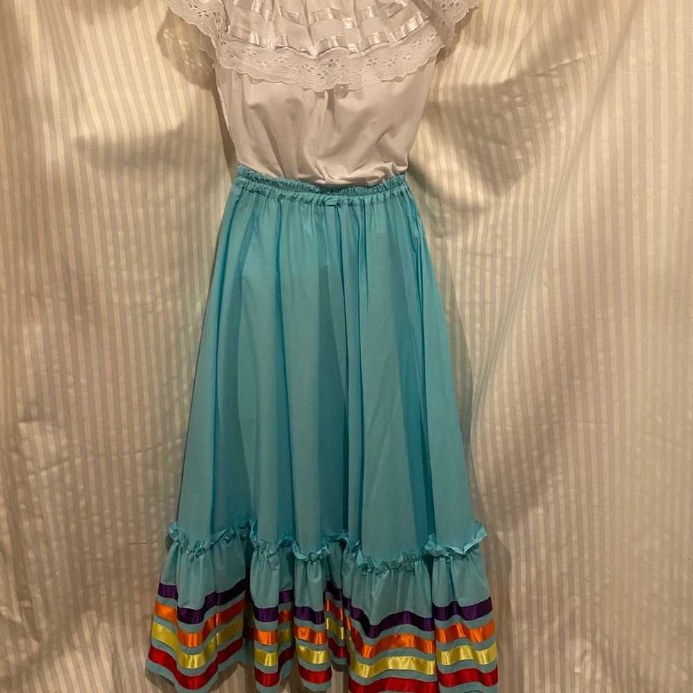 Mexican Folkloric Dress Women’s Size Small - image 1