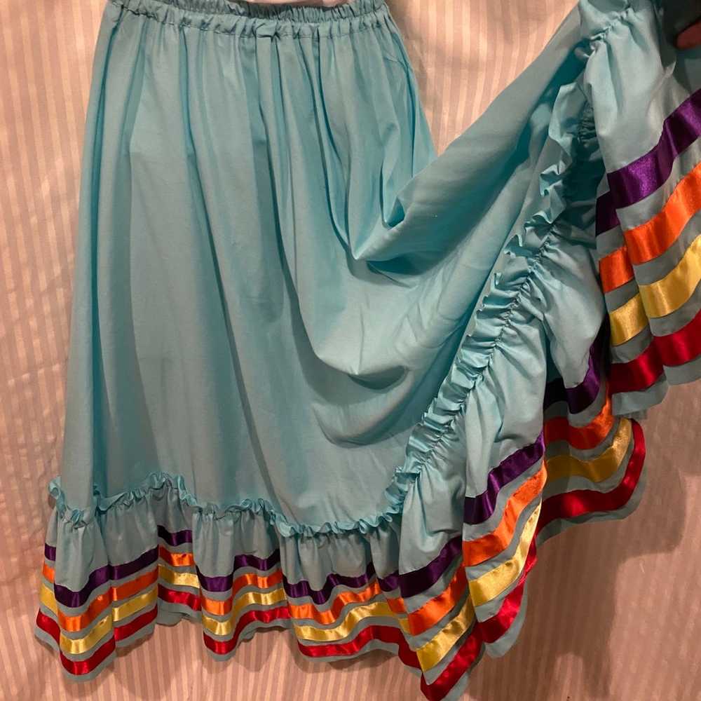 Mexican Folkloric Dress Women’s Size Small - image 2